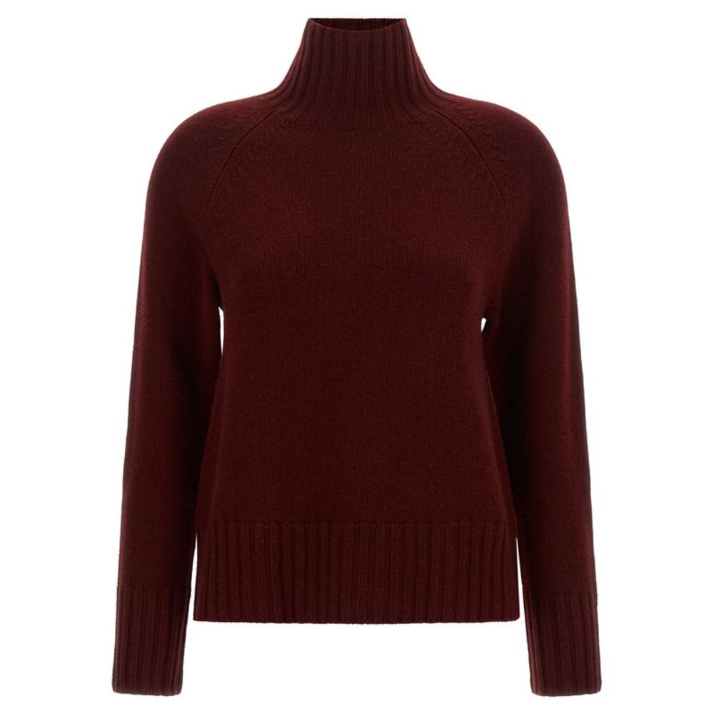 'S Max Mara Bordeaux Wool Women's Cardigan